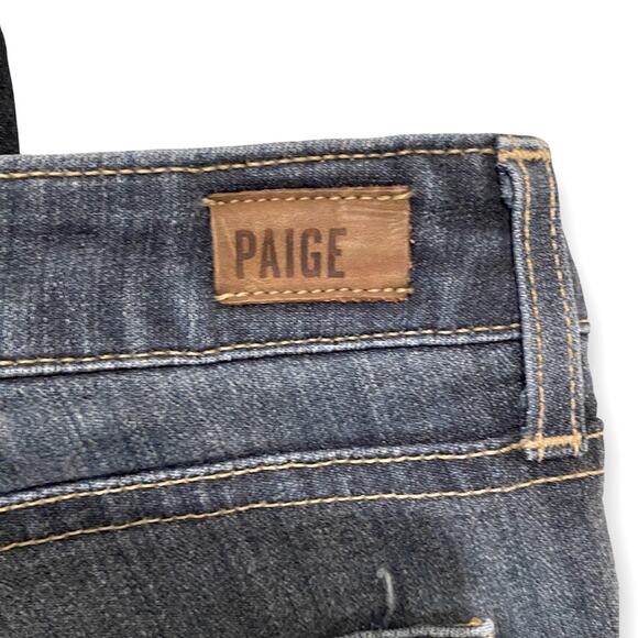 PAIGE Skyline Ankle Peg Medium Wash Jeans Size 27 - Picture 7 of 9